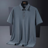 Men Oversize Quick Dry Polo Shirt