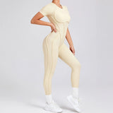 Women Backless Yoga Jumpsuit