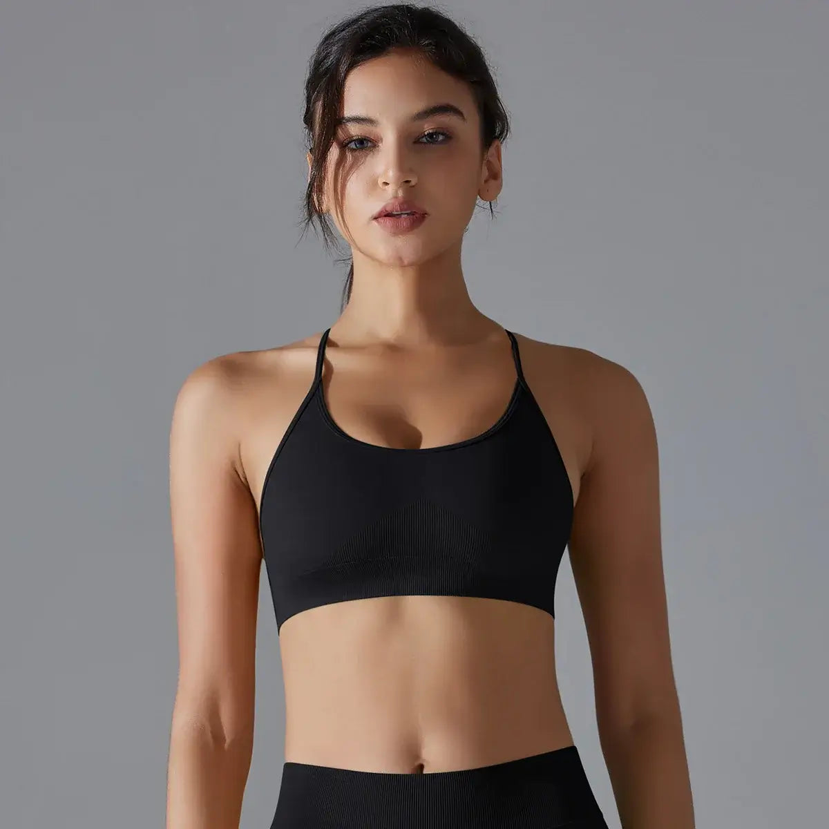Women Quick Dry Cross Back Sports Bra