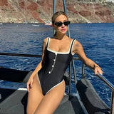 Vintage Bandeau Swimsuit