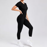 Women Backless Yoga Jumpsuit