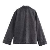 Denim Top & Pant Set for Women