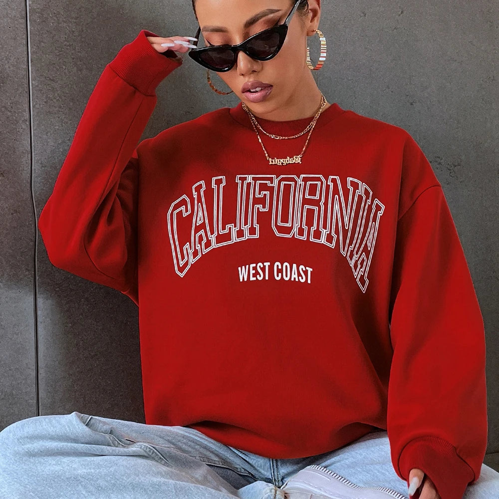 California Print Pullover