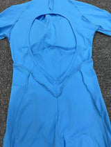 Women Backless Yoga Jumpsuit