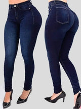 Women High Waist Pure Denim Jeans