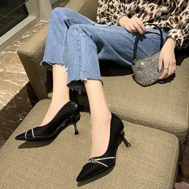 Korean Style Women Pumps Formal Non-Slip Shoes