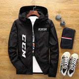 Men Lightweight Hooded Casual Jacket