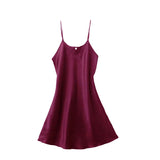 Women Satin V-Neck Sleep Nightie