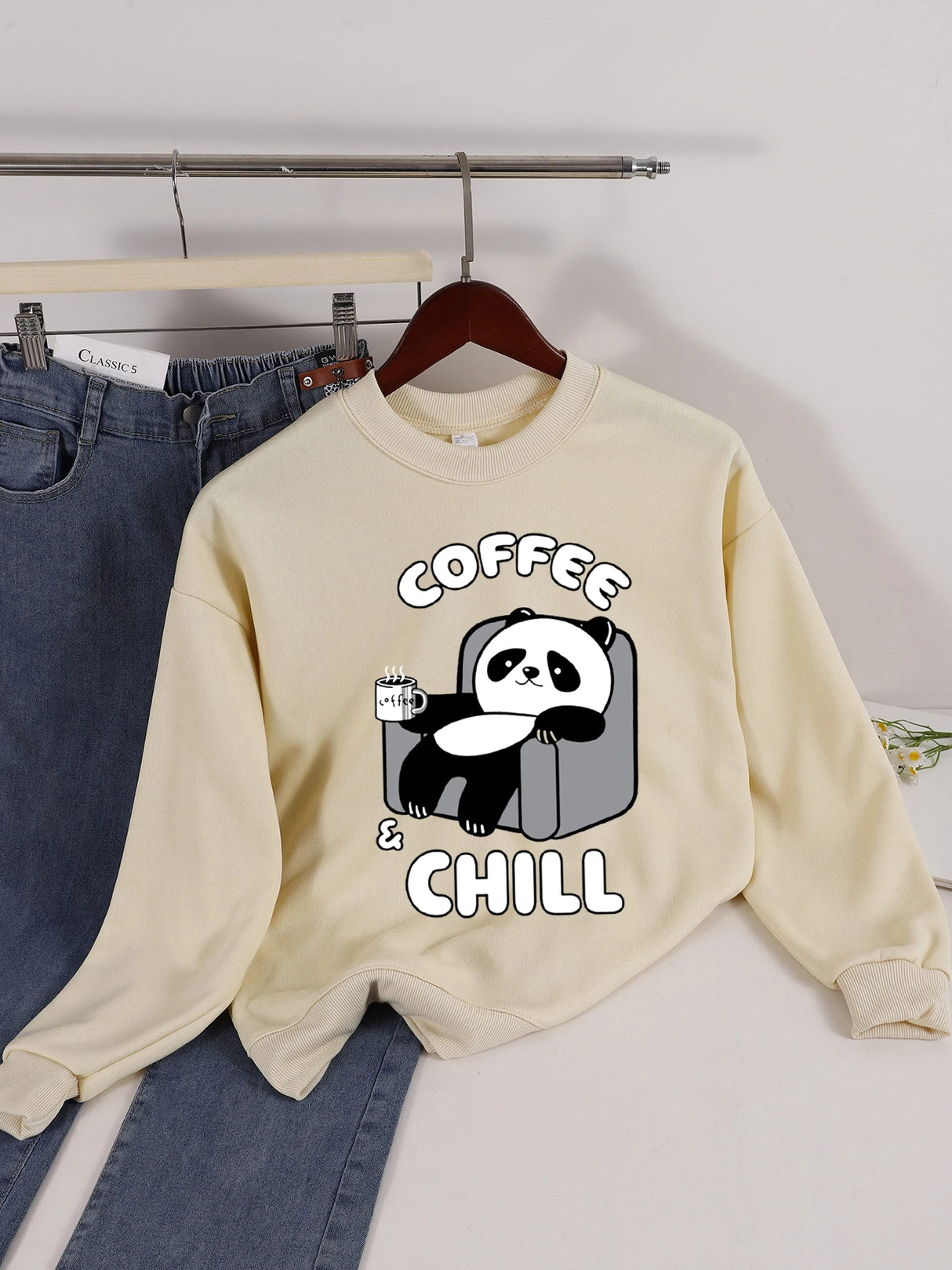 Panda Print Sweatshirt