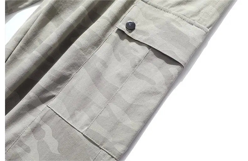 Plus Size Camouflage Cargo Pants