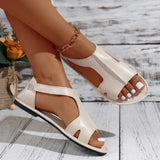 Women Shallow Summer Flat Sandals Comfortable