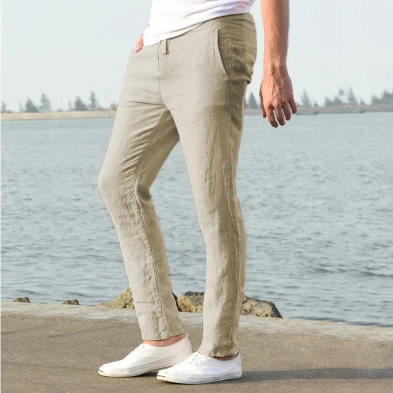 Men’s Cotton Linen Joggers