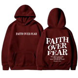 Men Faith Over Fear Hoodie