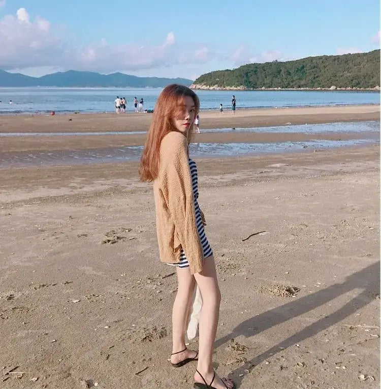 Women Oversized Long Knit Cardigan