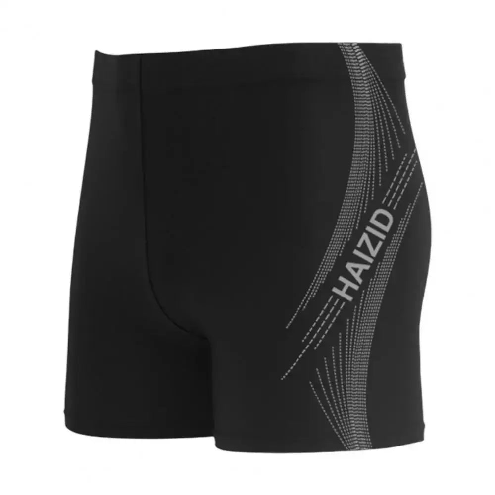 Men's Plus Size Printed Swim Trunks