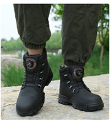 Men Waterproof Indestructible Steel Toe Boots