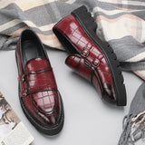 Men Platform Formal Leather Shoes