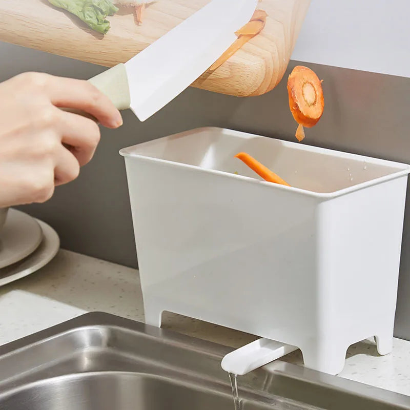 Sink Drain Garbage Bin Organizer