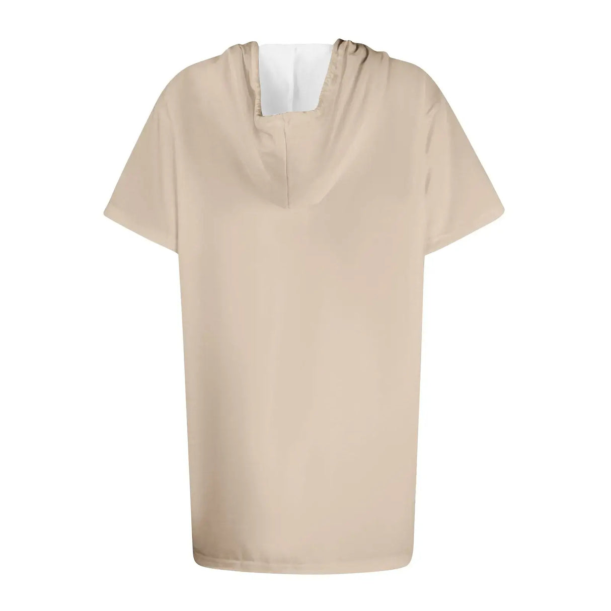 Women Oversized Short Sleeve Hoodie