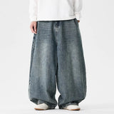 Men's Plus Size Retro Wide Leg Jeans