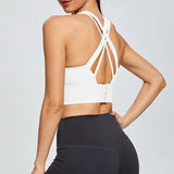 Women Cross Back Sports Bra Plus Size