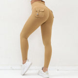 High Waist Push-Up Women's Yoga Pants – Sexy Pocket Workout Leggings
