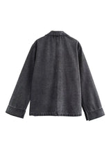 Denim Top & Pant Set for Women