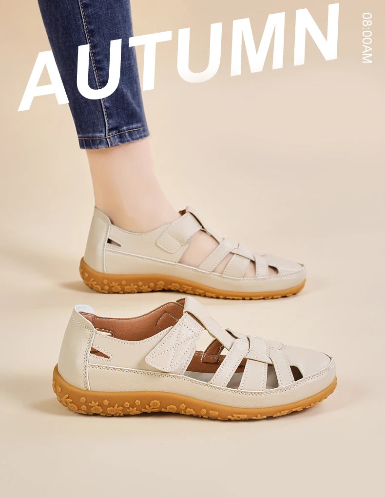 Women’s Covered Toe Summer Flat Walking Sandals