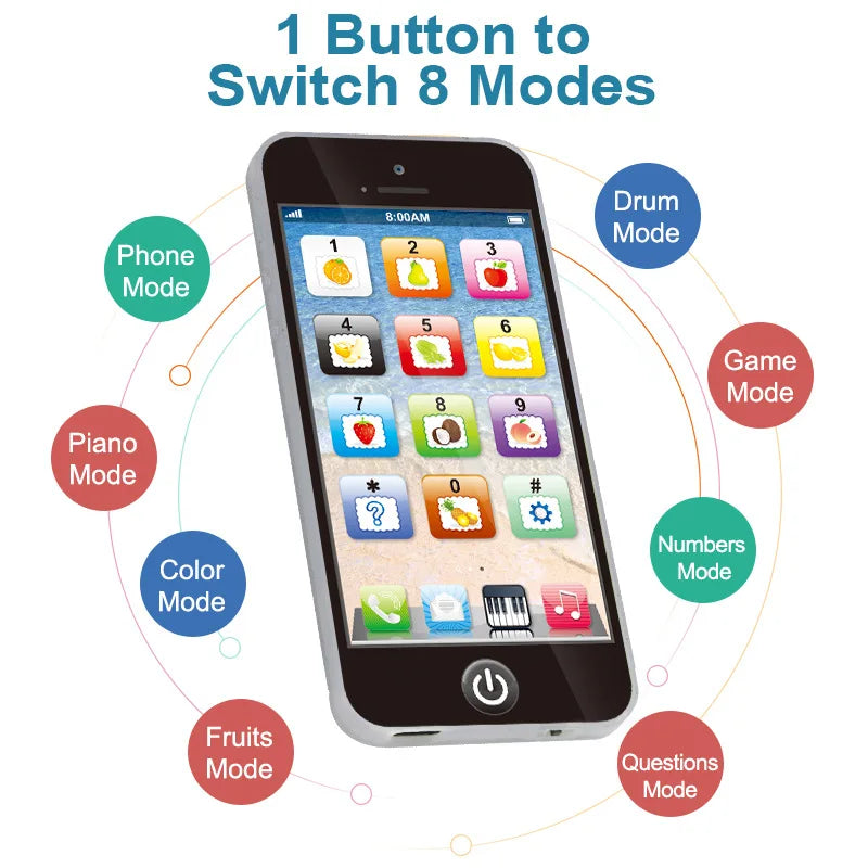 Kids Interactive Learning Play Phone