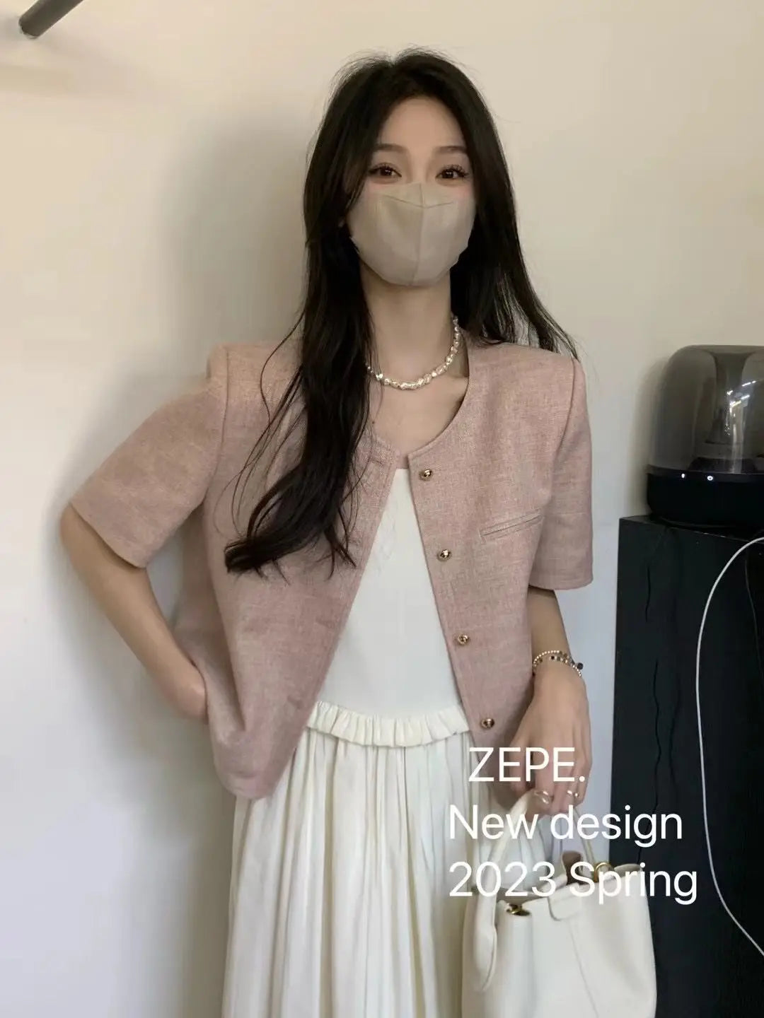 Korean Short Sleeve Summer Occasion Jacket