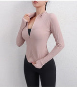 Women Textured Long Sleeve Running Jacket