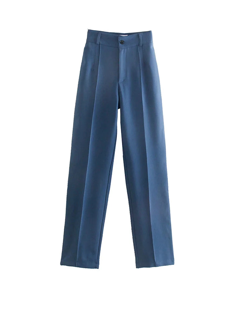 Women Office Straight Pants
