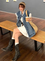 French Lace Denim Jacket