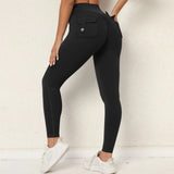 High Waist Push-Up Women's Yoga Pants – Sexy Pocket Workout Leggings