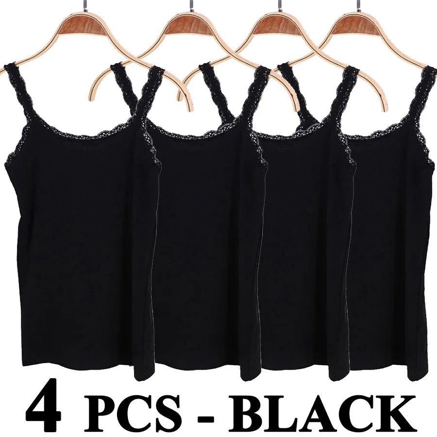 Women Cotton Lace Camisole