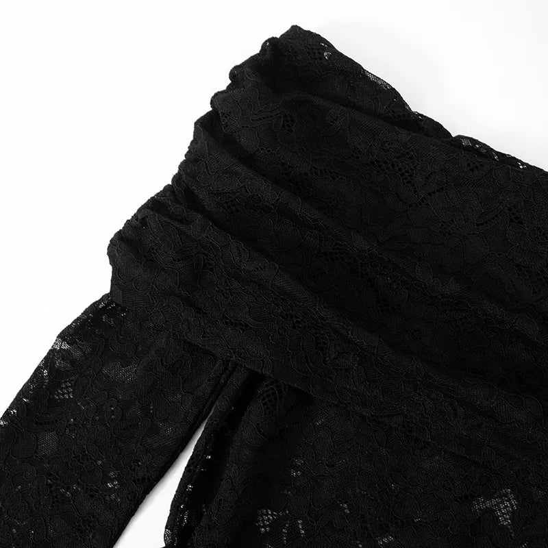 LaceReign™ – See-Through Party Jumpsuit (Seductive, Sheer & Chic)