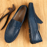 Men Italian Style Leather Moccasins