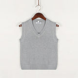 Men Sleeveless V-Neck Sweater Vest