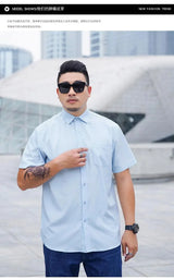 Men Plus Size Work Shirt