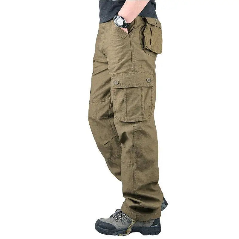Men Straight Leg Cargo Pants