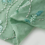 Women Sequin Deep V Tank Top