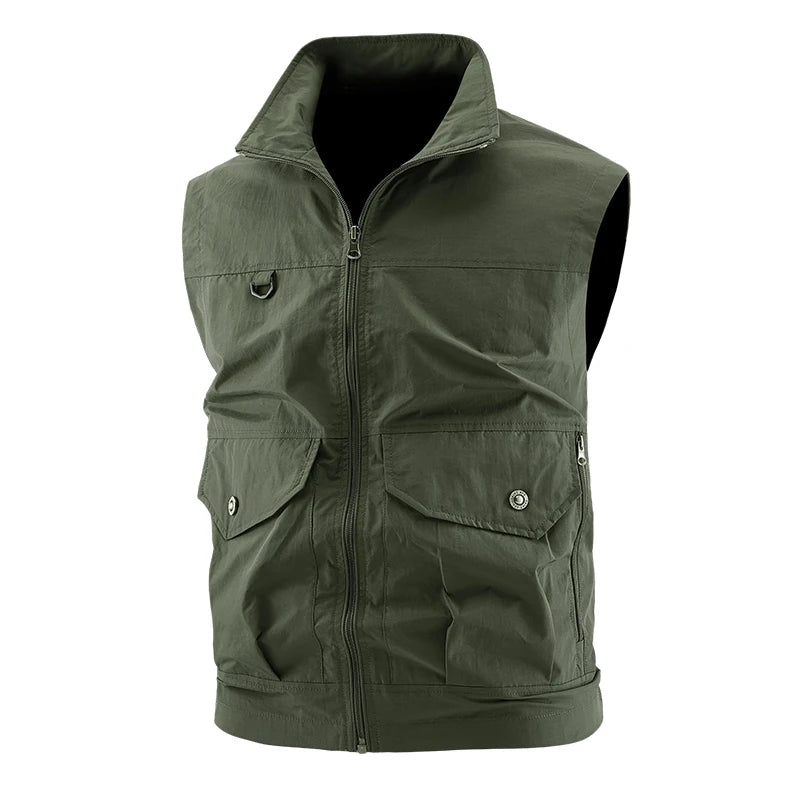 Men's Plus Size Summer Vest Jacket 2025