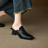 Women Rhinestone Mules Luxury Slippers