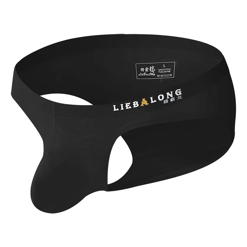 Men's Sexy Cotton Briefs – Seamless Low Rise