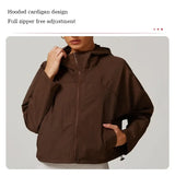 Women Windproof Quick Dry Yoga Jacket