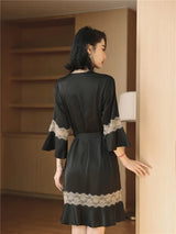 Women Ice Silk Nighty Pajamas