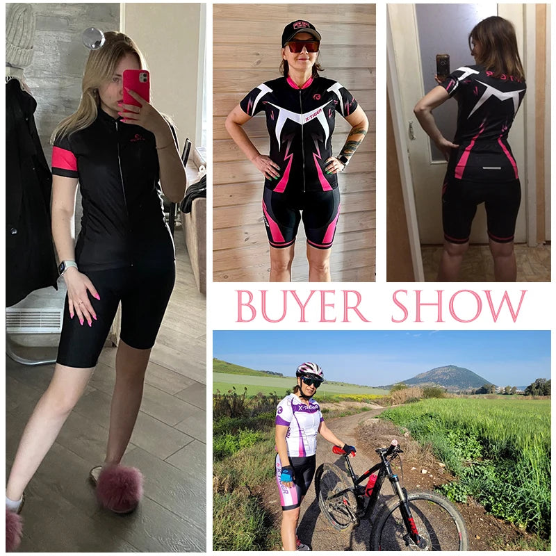 Women Summer Cycling Jersey Set