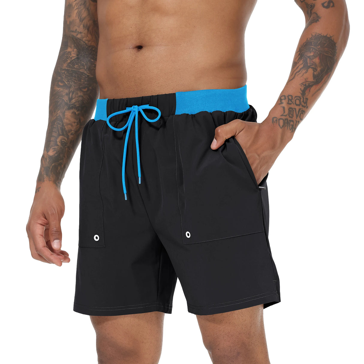 Men Quick Dry Swim Shorts