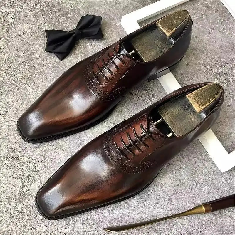 Men Formal Leather Oxford Shoes