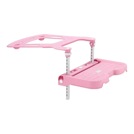 Adjustable and foldable pink car safety seat for children, designed for unisex use in vehicles.